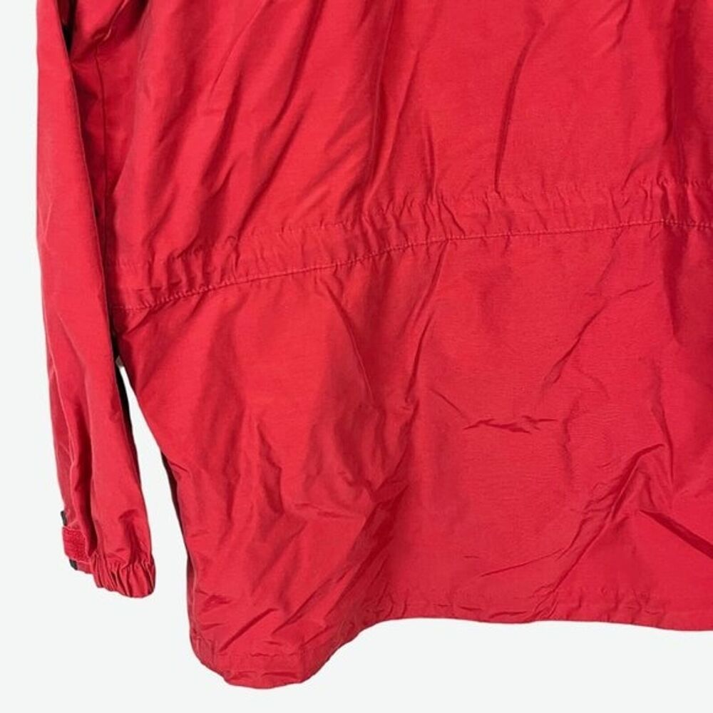 Timberland Mens Red Hooded Jacket Parka Light Weight Hip Length 11297 Medium M - Picture 14 of 16